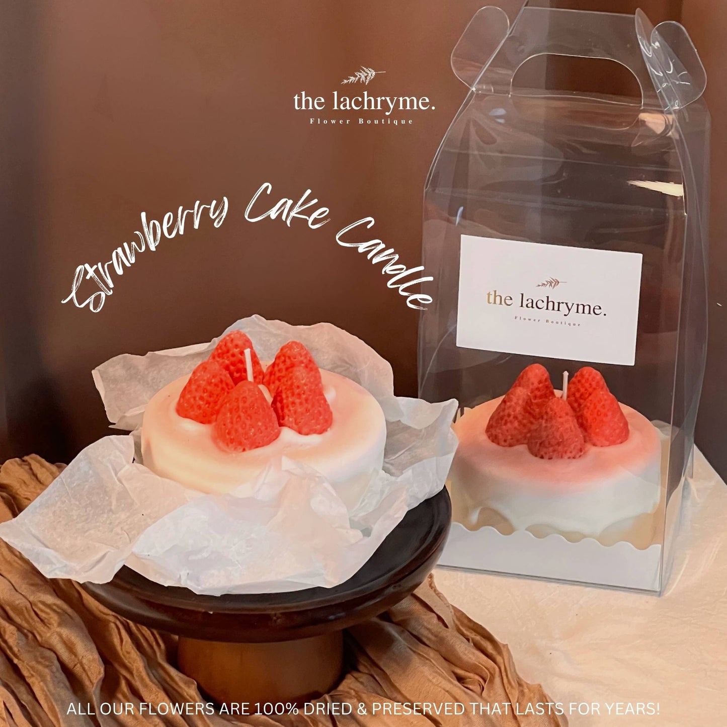 Strawberry Cake (Candle)