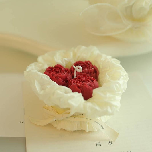 Peony Cake (Candle)